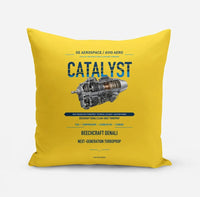 Thumbnail for CATALYST design on yellow pillow