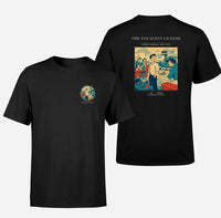 Thumbnail for VINTAGE G4298 - The Youngest License - Double-Side T-Shirt design on black double side t shirt