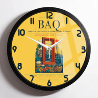 Thumbnail for Ernesto Cortissoz International Airport BAQ Wall-Clock Framed - Yellow