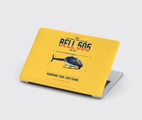 Thumbnail for Bell 505 design on yellow MacBook case