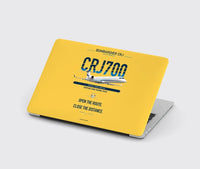 Thumbnail for Bombardier CRJ700 design on yellow MacBook case
