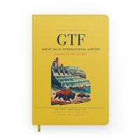 Thumbnail for Great Falls International Airport (GTF) design on yellow notebook