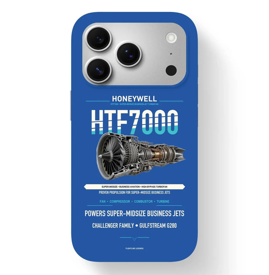 HTF7000 Case design on blue iphone case