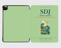 Thumbnail for Sendai Airport (SDJ) design on light green ipad tablet case