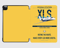 Thumbnail for Cessna Citation XLS design on yellow ipad tablet case
