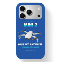 Thumbnail for DJI Mini 2 Case design on blue iphone case