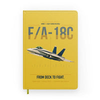 Thumbnail for F-A-18C Hornet design on yellow notebook