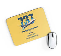 Thumbnail for Boeing 737-900ER design on yellow rectangle mouse pad