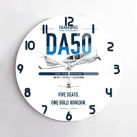Thumbnail for Diamond DA50 RG design on white no frame wall clock