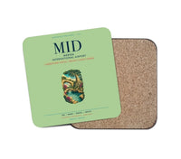 Thumbnail for Merida International Airport (MID) design on light green 1 piece coaster
