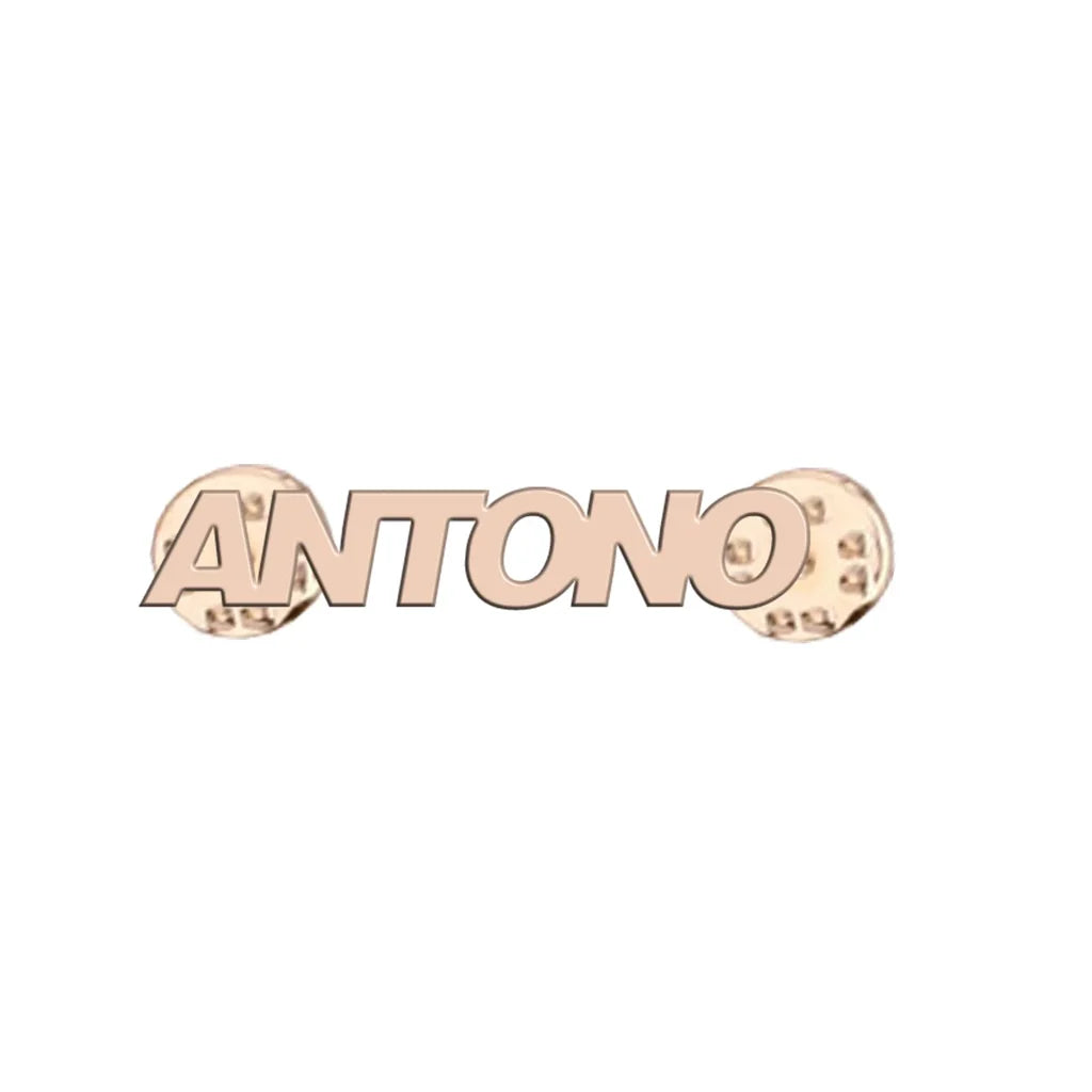 Antonov & Text Brooch - view 3