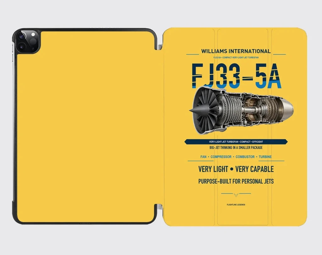 FJ33-5A design on yellow ipad tablet case