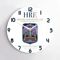 Thumbnail for Robert Gabriel Mugabe International Airport (HRE) design on white no frame wall clock