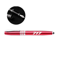 Thumbnail for Boeing 717 Flat Text rollerball pen - red