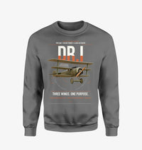 Thumbnail for Fokker Dr.I design on gray sweatshirt