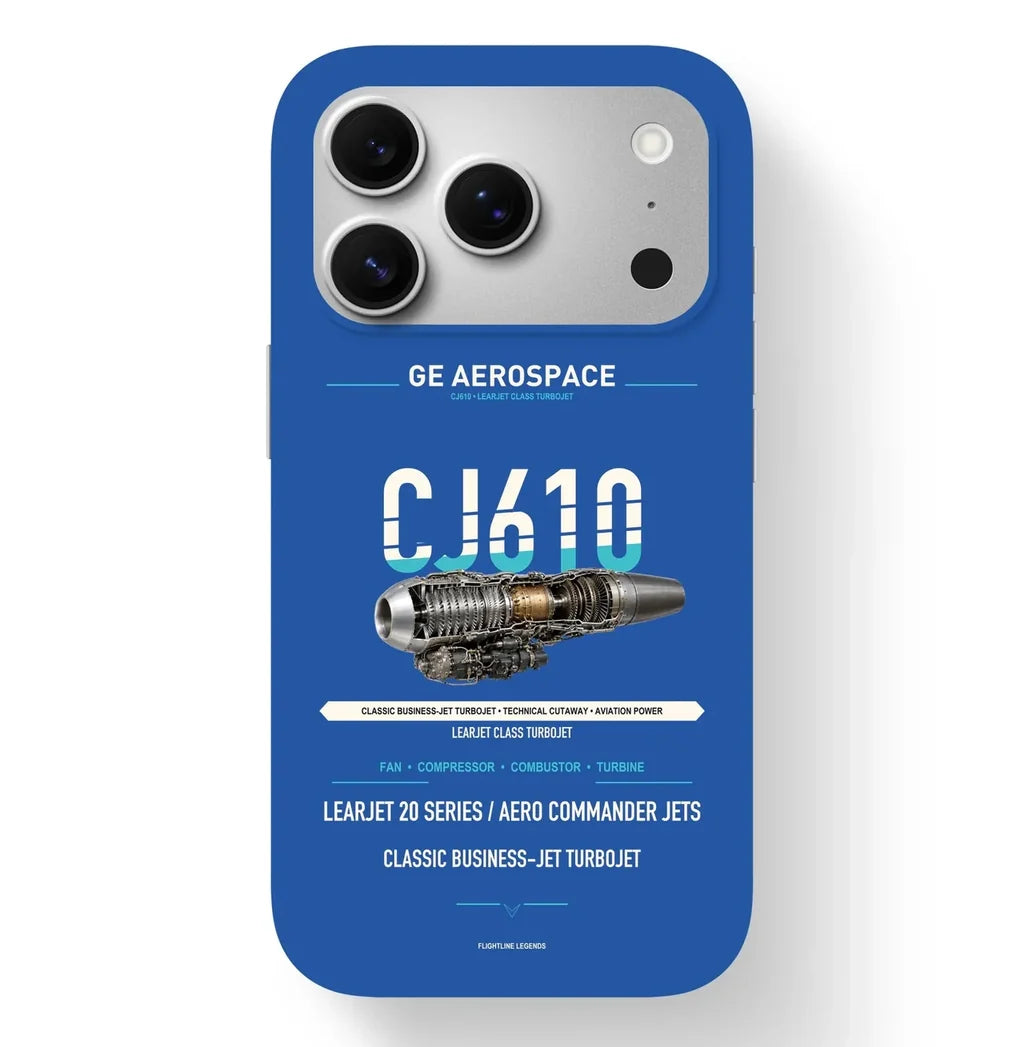 CJ610 Case design on blue iphone case