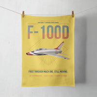 Thumbnail for F-100D Super Sabre design on yellow towel