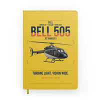 Thumbnail for Bell 505 Jet Ranger X design on yellow notebook
