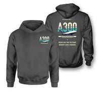Thumbnail for Airbus A300F4-203 design on dark gray hoodie