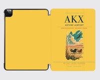 Thumbnail for Aktobe Airport (AKX) design on yellow ipad tablet case