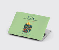 Thumbnail for Kuala Lumpur International Airport (KUL) design on light green MacBook case