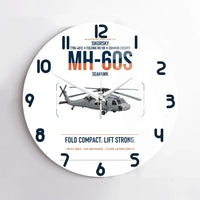 Thumbnail for Sikorsky MH-60S Seahawk design on white no frame wall clock