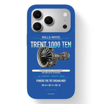 Thumbnail for TRENT 1000 TEN Case design on blue iphone case