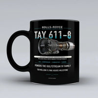 Thumbnail for 611-8 Mug design on black tay