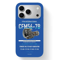 Thumbnail for CFM56-7B Case design on blue iphone case