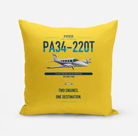 Thumbnail for Piper PA-34-220T Seneca V design on yellow pillow