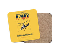 Thumbnail for Kaman K-1200 K-MAX design on yellow 1 piece coaster