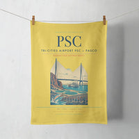 Thumbnail for Tri-Cities Airport (PSC) design on yellow towel