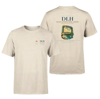 Thumbnail for Duluth International Airport (DLH) design printed on beige double-side t-shirt