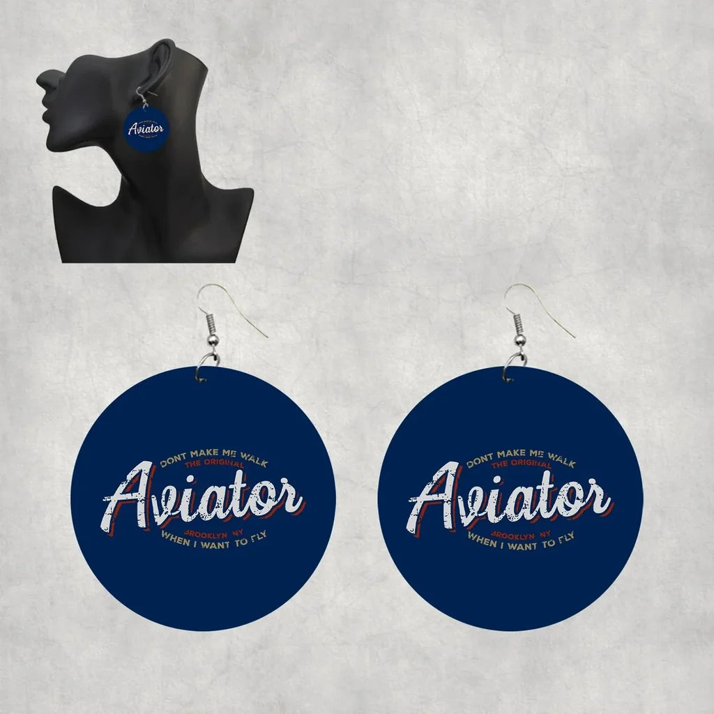 Aviator Earrings - view 3
