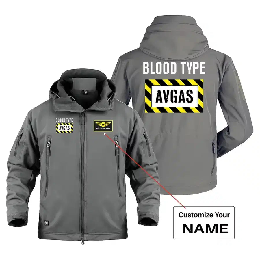 Customisable Blood Type AVGAS Jacket - view 3