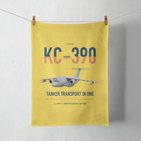 Thumbnail for Embraer KC-390 Millennium design on yellow towel