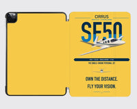 Thumbnail for Cirrus Vision Jet G2+ design on yellow ipad tablet case