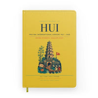 Thumbnail for Phu Bai International Airport (HUI) design on yellow notebook