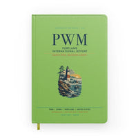 Thumbnail for Portland International Jetport (PWM) design on light green notebook
