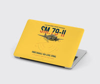 Thumbnail for Savoia-Marchetti SM.79-II Sparviero design on yellow MacBook case
