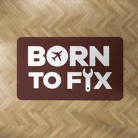 Thumbnail for Born To Fix Airplanes Floor Mat - view 3