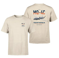Thumbnail for MQ-4C Triton IFC-4 design on beige double-side t-shirt, double-side print
