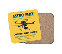Thumbnail for Freefly Astro Max design on yellow 1 piece coaster