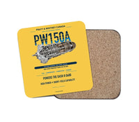 Thumbnail for PW150A design on yellow 1 piece coaster