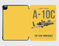 Thumbnail for A-10C Thunderbolt II design on yellow ipad tablet case