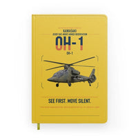 Thumbnail for Kawasaki OH-1 design on yellow notebook