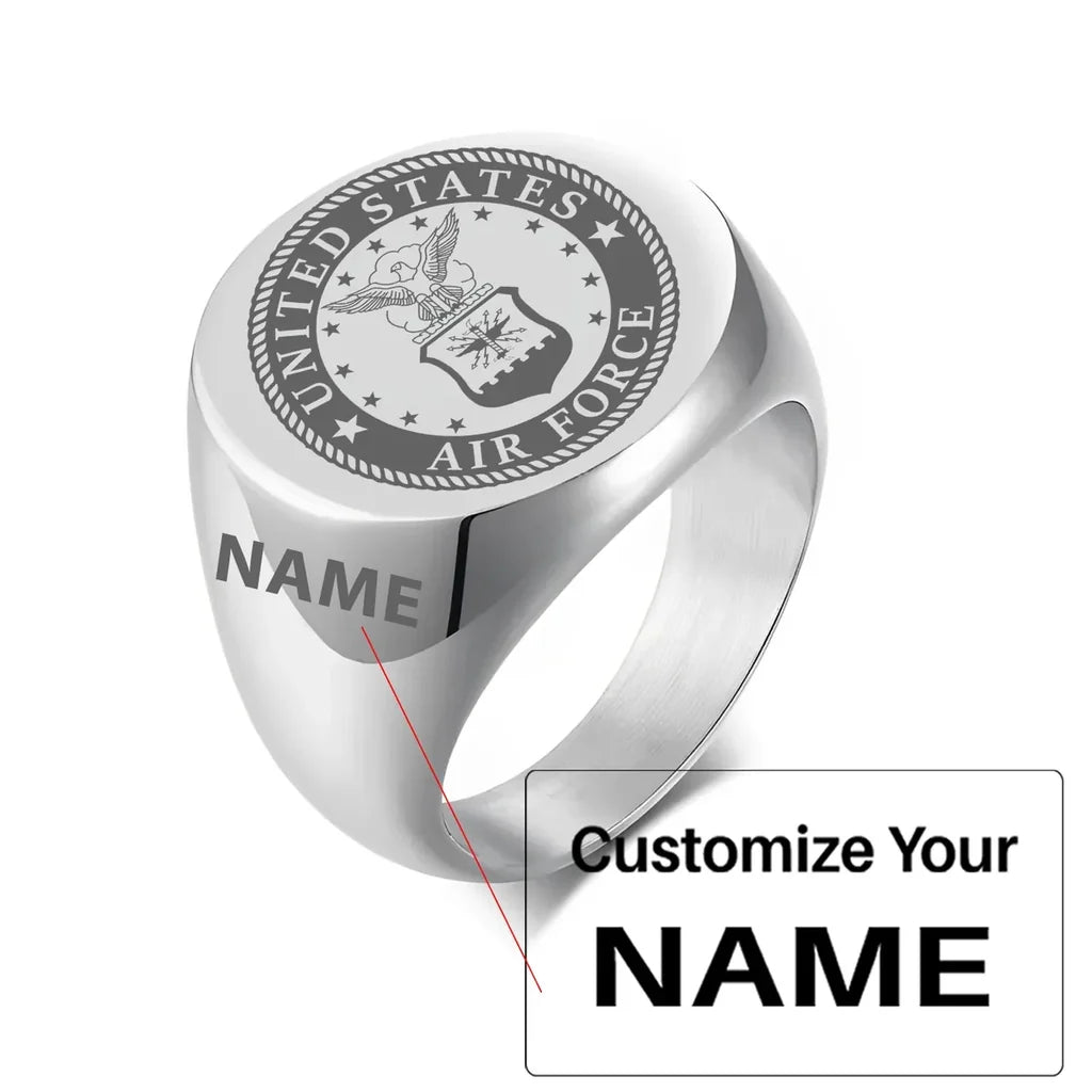 Customisable Air Force Ring - view 3