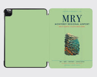 Thumbnail for Monterey Regional Airport (MRY) design on light green ipad tablet case