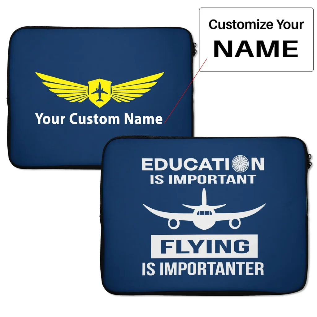 Customisable Flying is Importanter Tablet Case - view 3