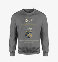 Thumbnail for Milan Bergamo Airport (BGY) design on gray sweatshirt